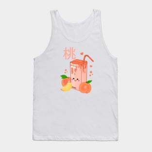 Kawaii Peach Milk Tank Top